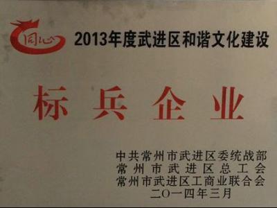 晨光涂料榮獲“2013年度武進(jìn)區(qū)和諧文化建設(shè)標(biāo)兵企業(yè)”